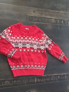 Size 3, Hanna Andersson Fair Isle Sweater